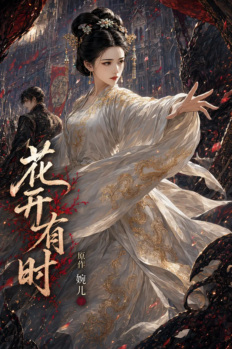 Cover of the story-to-manga example Blooming in Its Own Time