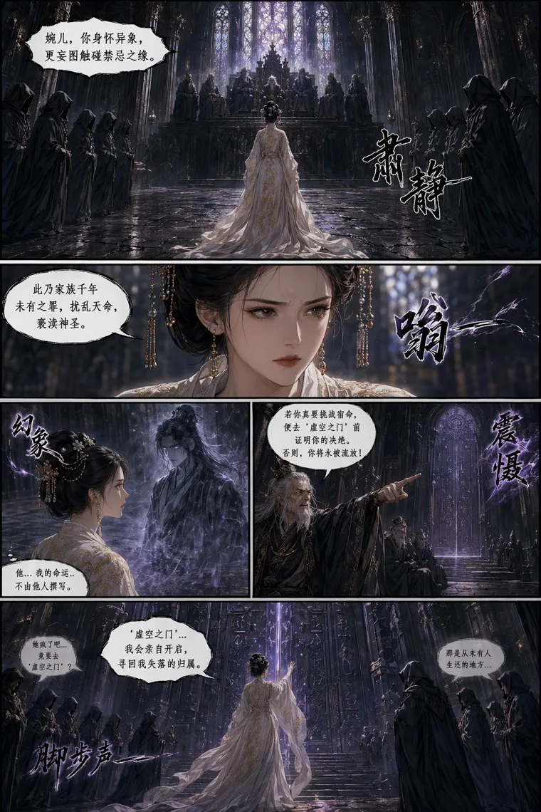 First manga page from Blooming in Its Own Time